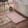 Bianca Aspen Bobble Pink Bath Mat small lifestyle