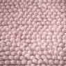 Bianca Aspen Bobble Pink Bath Mat detail