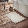 Bianca Aspen Bobble White Bath Mat small lifestyle