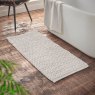 Bianca Aspen Bobble White Bath Mat large lifestyle