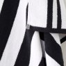 Bianca Bianca Reversible Stripe Black Towels