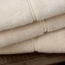 Bianca Bianca Satin Stitch Zero Twist Natural Towels