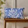 Catherine Lansfield Catherine Lansfield Coral Leaf Lansfield Blue Filled Cushion