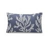 Catherine Lansfield Catherine Lansfield Coral Leaf Lansfield Blue Filled Cushion