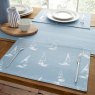 Catherine Lansfield Catherine Lansfield Salcombe Boats Blue Placemat 4 Pack