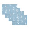 Catherine Lansfield Catherine Lansfield Salcombe Boats Blue Placemat 4 Pack