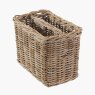 Pacific Tobs Grey Kubu Rattan Magazine Basket