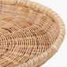 Pacific Natural Rattan Round Basket Tray Detail