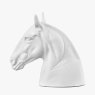 Pacific White Metal Horse Head