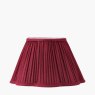 Pacific Malia Mulberry Red Mushroom Pleat Scalloped Shade Medium