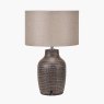 Pacific Kai Earth Coloured Textured Ceramic Table Lamp Tall