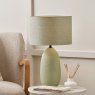 Pacific Erika Sage Vintage Textured Ceramic Table Lamp Lifestyle