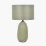 Pacific Erika Sage Vintage Textured Ceramic Table Lamp