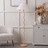 Pacific Palau Rattan Wave Floor Lamp & Harley Slubby Hopsack lifestyle