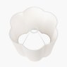 Pacific Posy White Handloom Scalloped Tapered Shade underside
