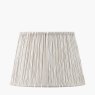 Pacific Thiago Natural Stripe Mushroom Pleat Tapered Shade Large