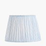 Pacific Thiago Ocean Blue Stripe Mushroom Pleat Tapered Shade Medium