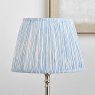 Pacific Thiago Ocean Blue Stripe Mushroom Pleat Tapered Shade Lifestyle