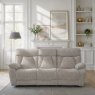 Aldiss Own Henley 3 Seater Power Recliner Sofa in Biscuit