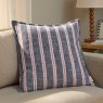 Wylder Abersoch Stripe Cushion Regatta Red lifestyle
