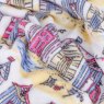 Wylder Beach Huts Fleece Throw Multi detail