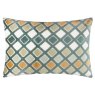 Furn Metro Diamond Cushion Green