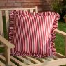 Wylder Millie Ruffle Outdoor Cushion Candy Red lifestyle