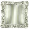 Wylder Millie Ruffle Outdoor Cushion Green