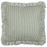 Wylder Martha Ruffle Cushion Sage reverse