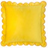 Furn Lil Scallop Cushion Lemon/Ginger