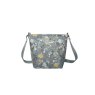 Earth Squared Grey Floral Canvas Brooke Bag