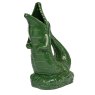 Original Gluggle Jug Croggle Extra Large Jug Green angled view