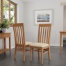 Aldiss Own Coastal Collection Slat Back Fabric Chair