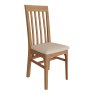 Aldiss Own Coastal Collection Slat Back Fabric Chair