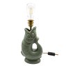 Original Gluggle Jug Lamp Sage with bulb