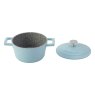 Masterclass 1.4L Sky Blue Casserole Dish lid removed