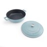 goutadd bookmark Masterclass Shallow Sky Blue 4L Casserole Dish lid removed