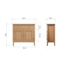 Aldiss Own Coastal Small Sideboard