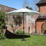 Aldiss Own Riviera Deluxe 3m Crank & Tilt Parasol in French Grey