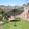 Aldiss Own Riviera Deluxe 3m Crank & Tilt Parasol in French Grey