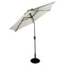 Aldiss Own Riviera Deluxe 3m Crank & Tilt Parasol in French Grey