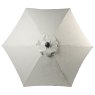 Aldiss Own Riviera Deluxe 3m Crank & Tilt Parasol in French Grey