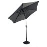 Aldiss Own Riviera Deluxe 3m Crank & Tilt Parasol in Grey