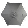 Aldiss Own Riviera Deluxe 3m Crank & Tilt Parasol in Grey