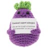 Shudehill Cheery Crochet Veg aubergine