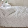 Shabby Chic Rosabelle Blue Duvet Cover Set side view