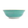 Mikasa Indigo Chevron Ramen Bowl side view