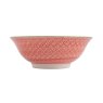 Mikasa Grey Floral Ramen Bowl side view