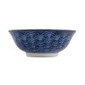 Mikasa Blue And Red Ramen Bowl side View