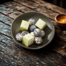 Wild Lemongrass Bath Melt Truffle 40g in bowl